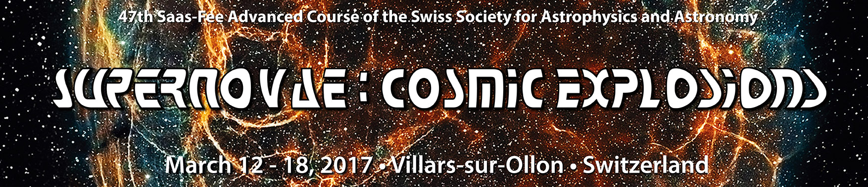 47th Saas-Fee advanced course: Supernovae, cosmic explosions